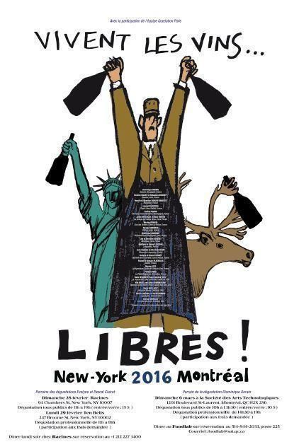 Vivent les Vins libres New york Montréal